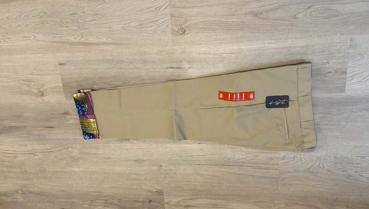 Khaki Pioneer Premium Cuffed Dickies Pants