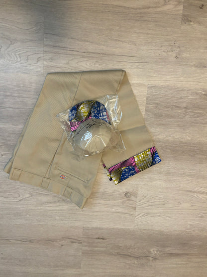 Khaki Pioneer Premium Cuffed Dickies Pants