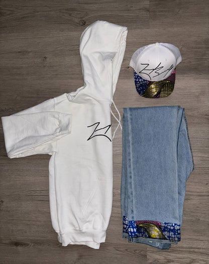 White Signature Hoodie