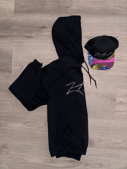 Black Signature Hoodie