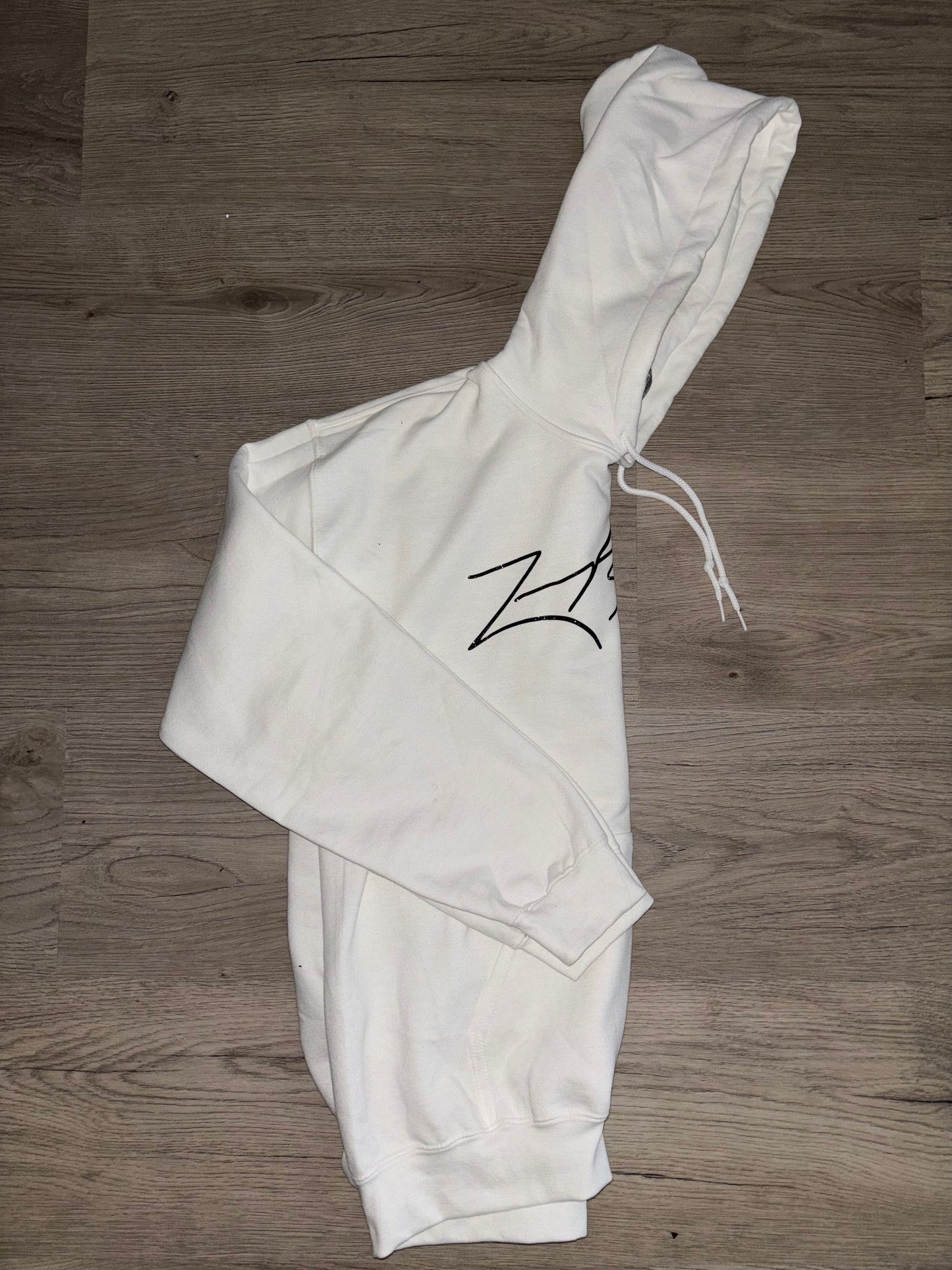 White Signature Hoodie