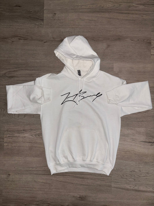 White Signature Hoodie